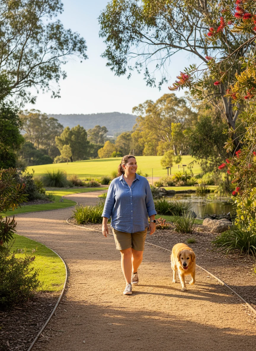 Patient preparing healthy meals during recovery phase with nutrition focus