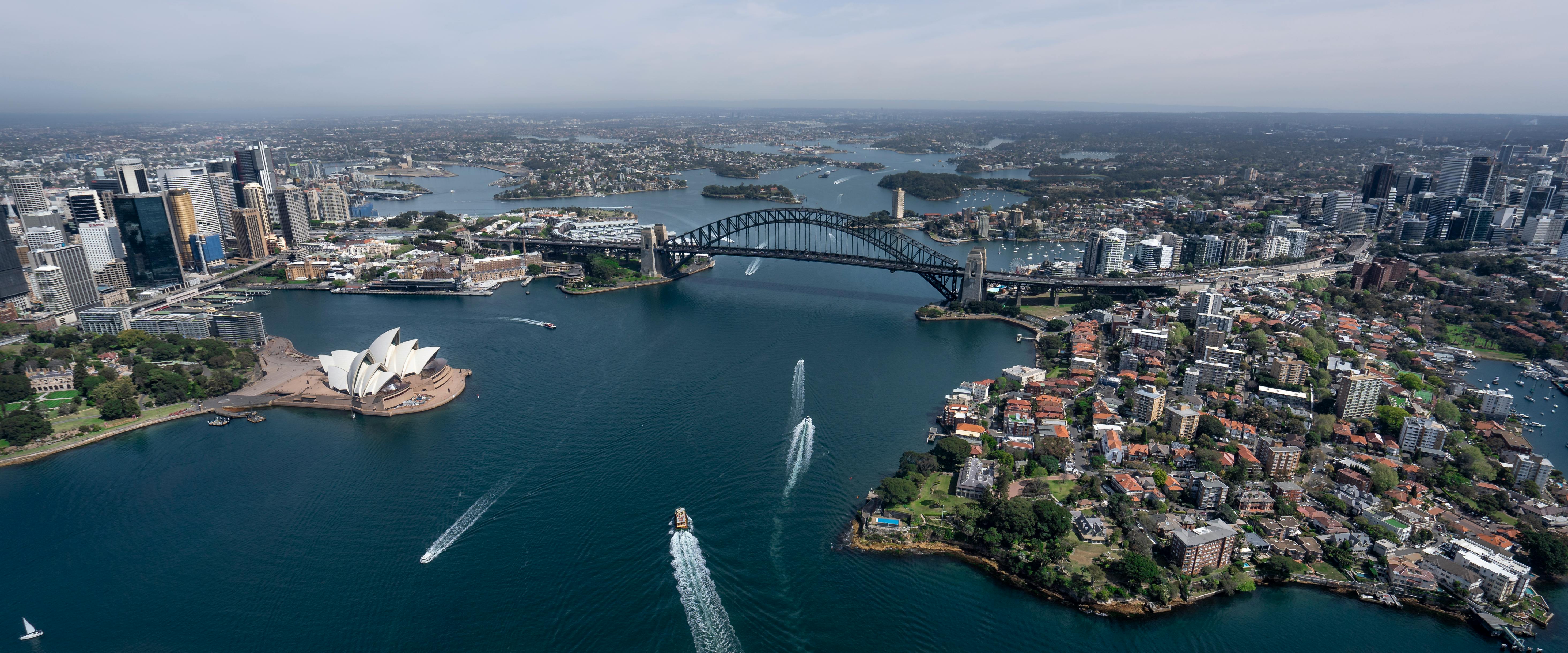 Sydney skyline and harbor - weight loss surgery location in Sydney NSW